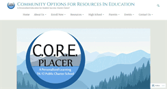 Desktop Screenshot of coreplacer.org